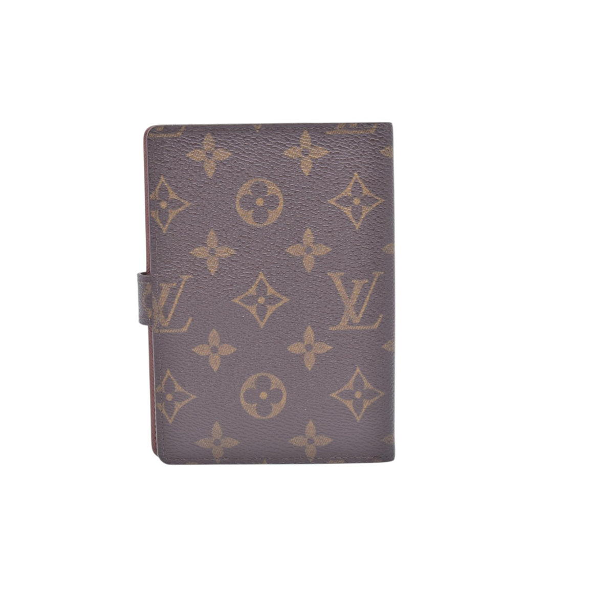 $415 2001 LOUIS VUITTON Monogram Agenda PM Small Ring Planner Cover Brown CA1011 CONSIGNMENT 10021429
