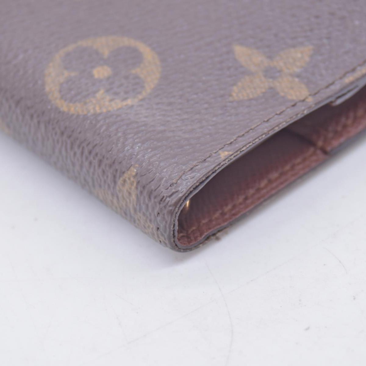 $415 2001 LOUIS VUITTON Monogram Agenda PM Small Ring Planner Cover Brown CA1011 CONSIGNMENT 10021429