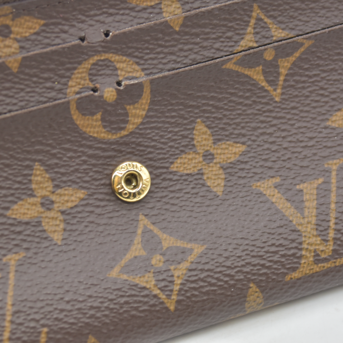 $615 Louis Vuitton Monogram Portefeuille Emilie Long Bifold Wallet Brown CN4109