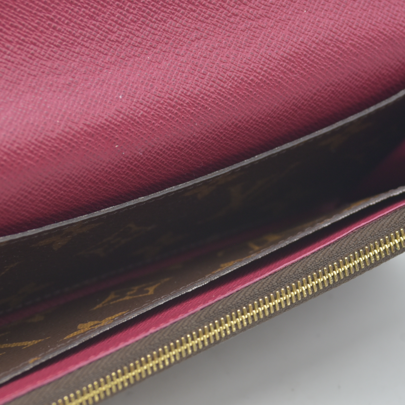 $615 Louis Vuitton Monogram Portefeuille Emilie Long Bifold Wallet Brown CN4109