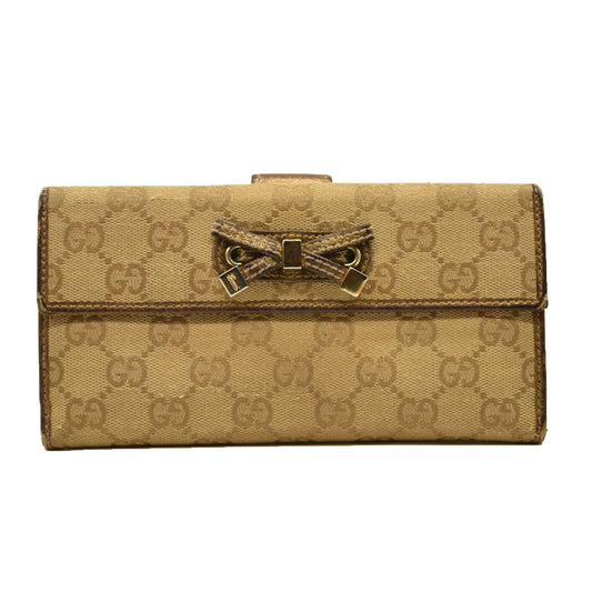 Gucci  Monogram Princy Continental Wallet