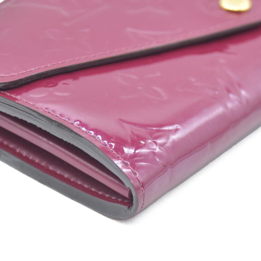 Louis Vuitton  Vernis Sarah Wallet NM Griotte