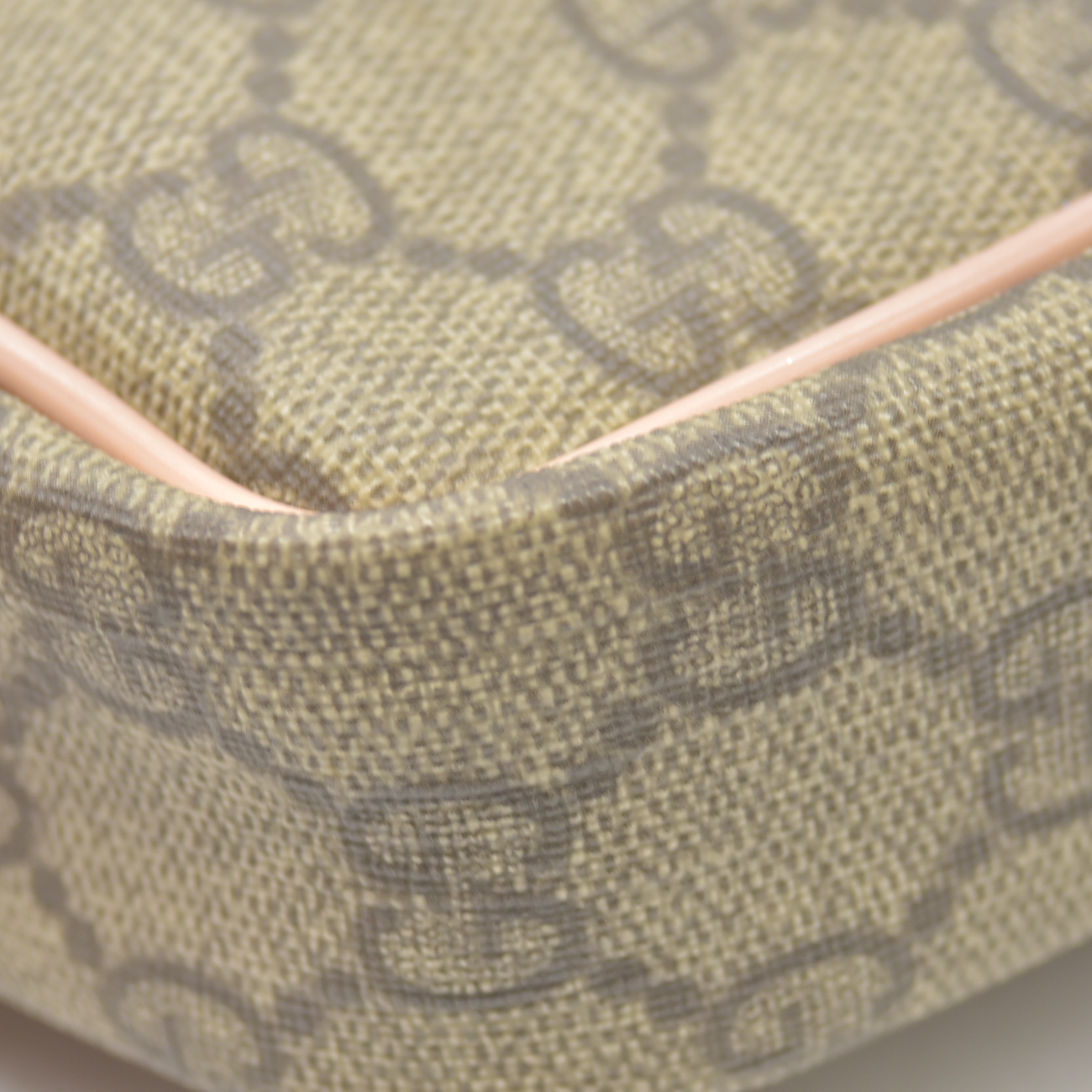 $780 Gucci GG Plus Monogram Small Shoulder Bag Light Pink