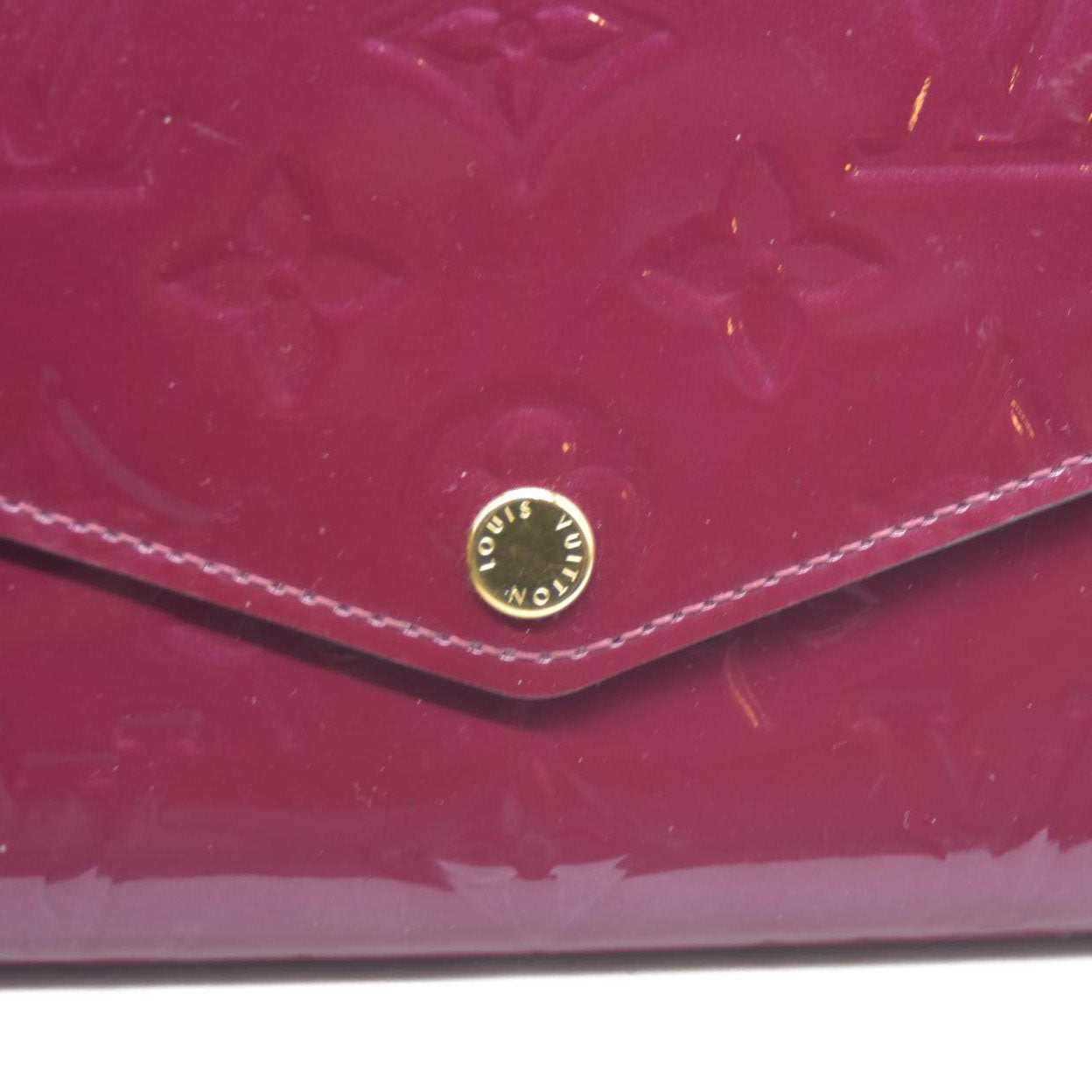 Louis Vuitton  Vernis Sarah Wallet NM Griotte