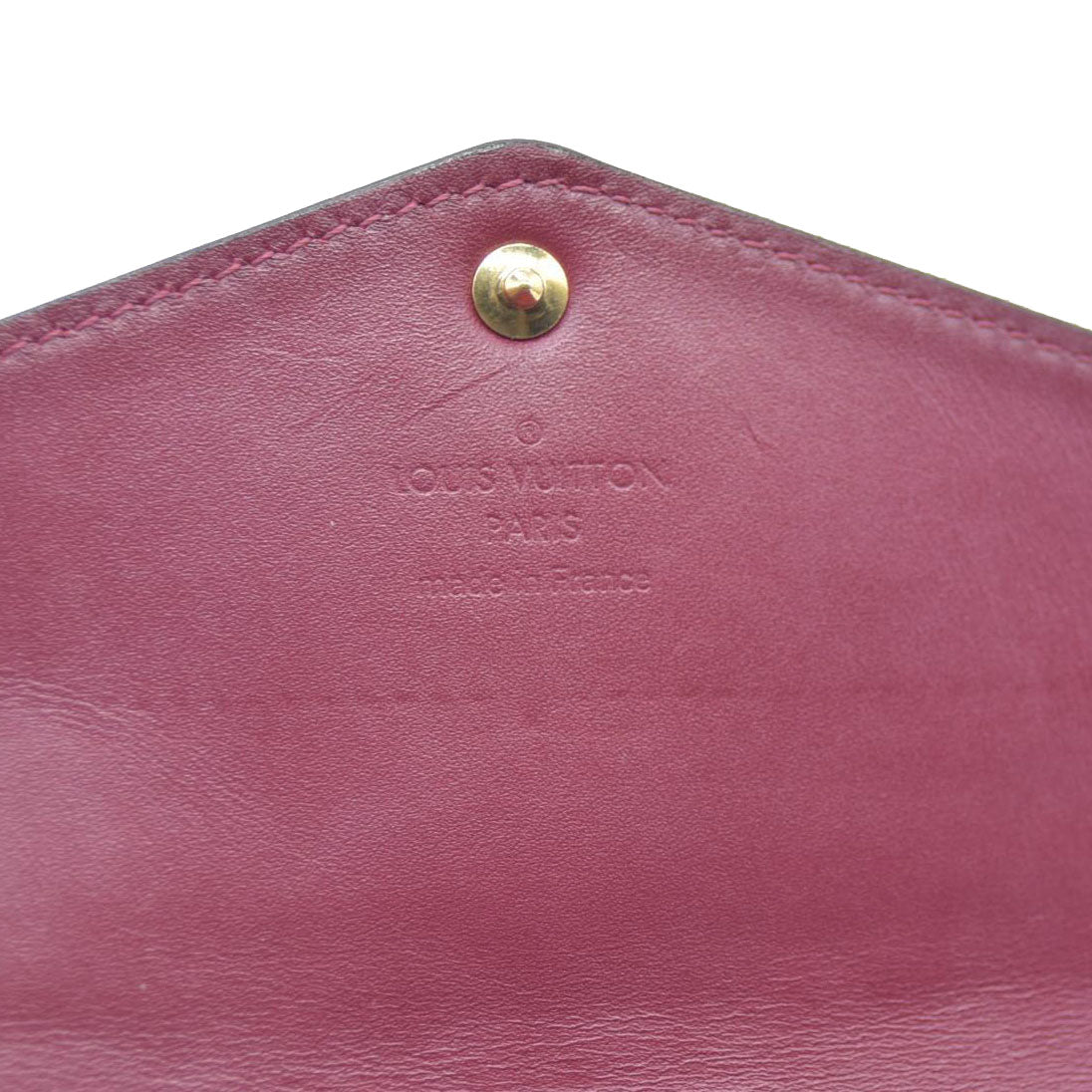 Louis Vuitton  Vernis Sarah Wallet NM Griotte