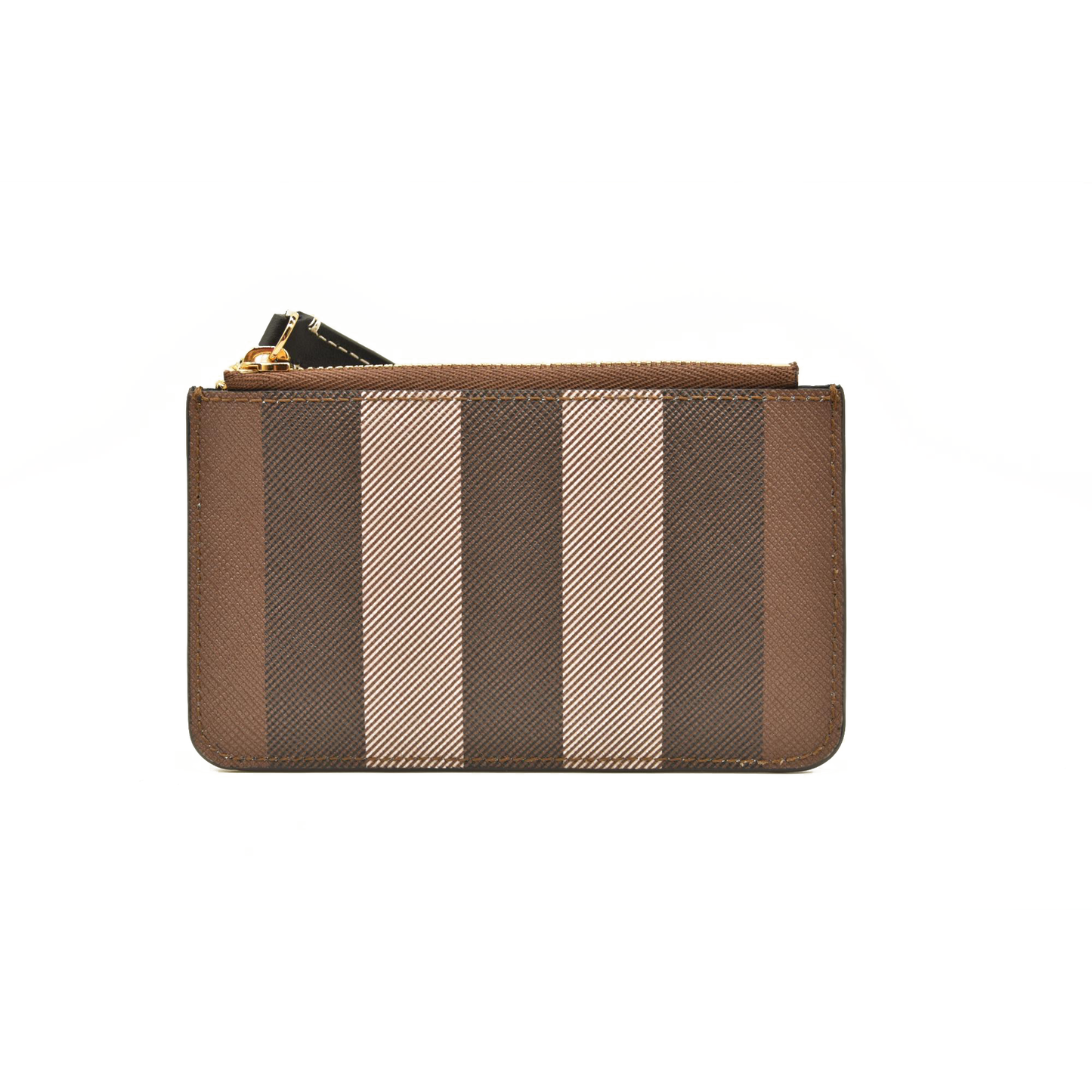 Burberry  Kelbrook Exaggerated Check Canvas Card Case Birch Brown