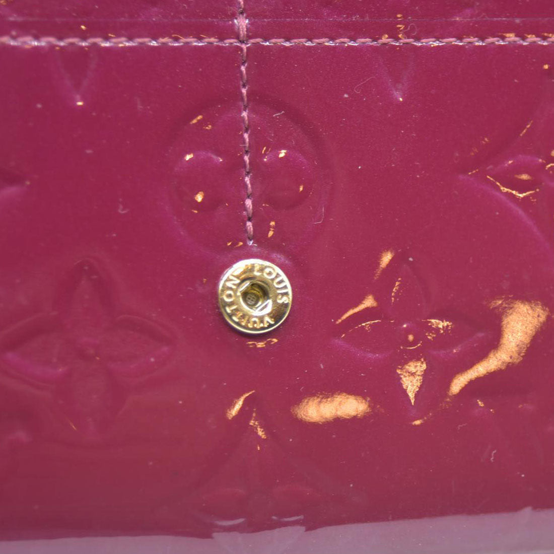 Louis Vuitton  Vernis Sarah Wallet NM Griotte