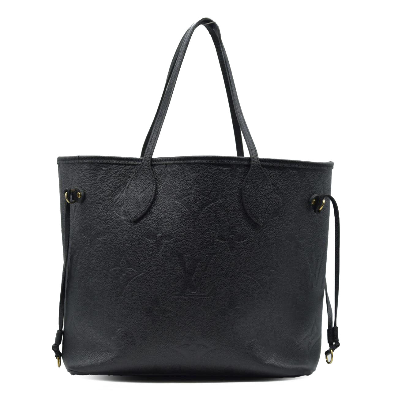 $2940 Louis Vuitton  Empreinte Monogram Giant Neverfull MM Black