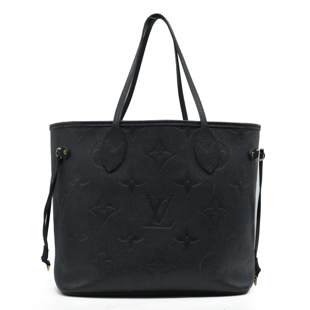 $2940 Louis Vuitton  Empreinte Monogram Giant Neverfull MM Black