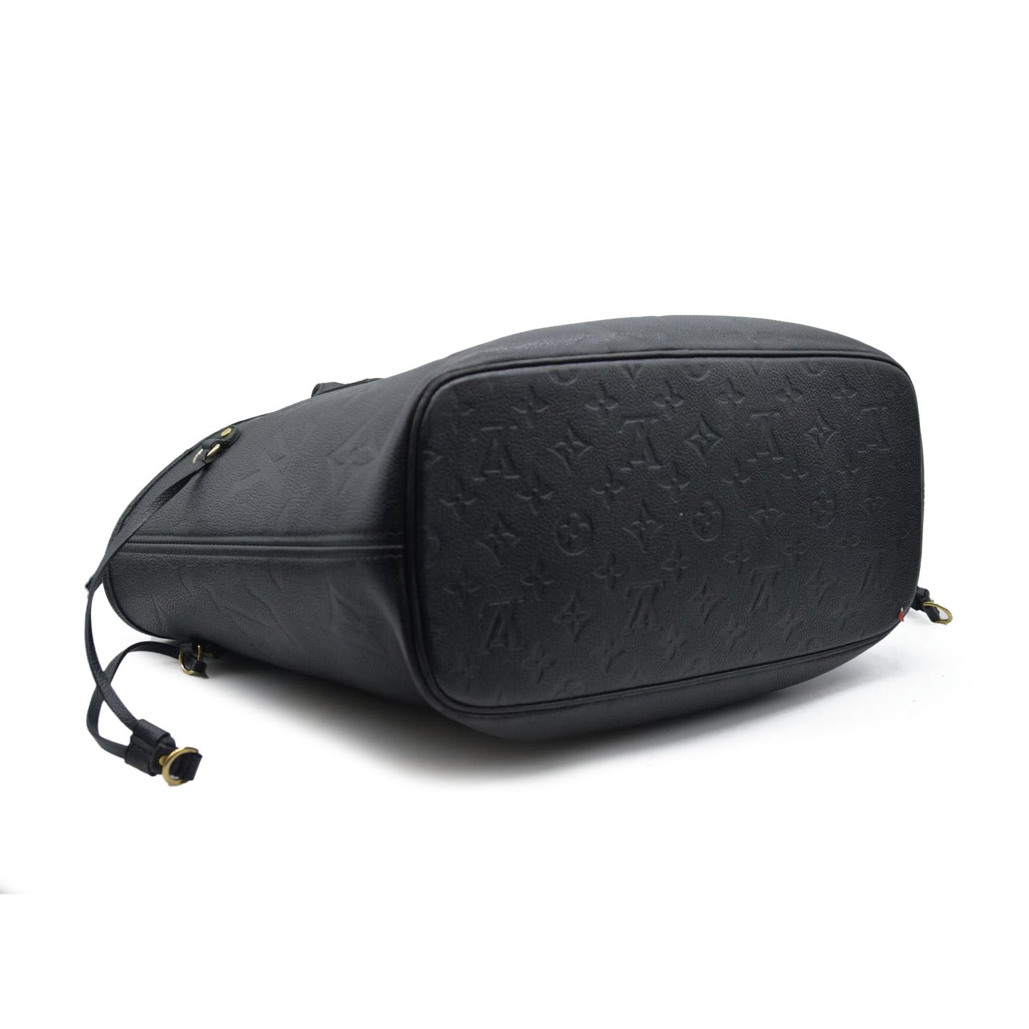 $2940 Louis Vuitton  Empreinte Monogram Giant Neverfull MM Black