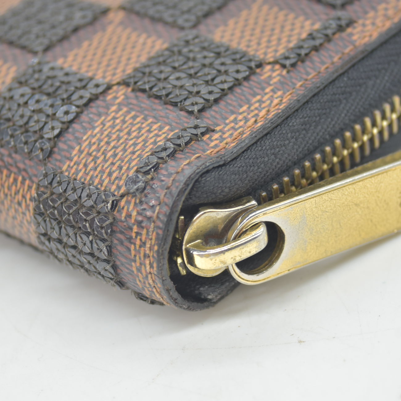 2013 LOUIS VUITTON Damie Payette Zippy Wallet Long Wallet Black CA1183