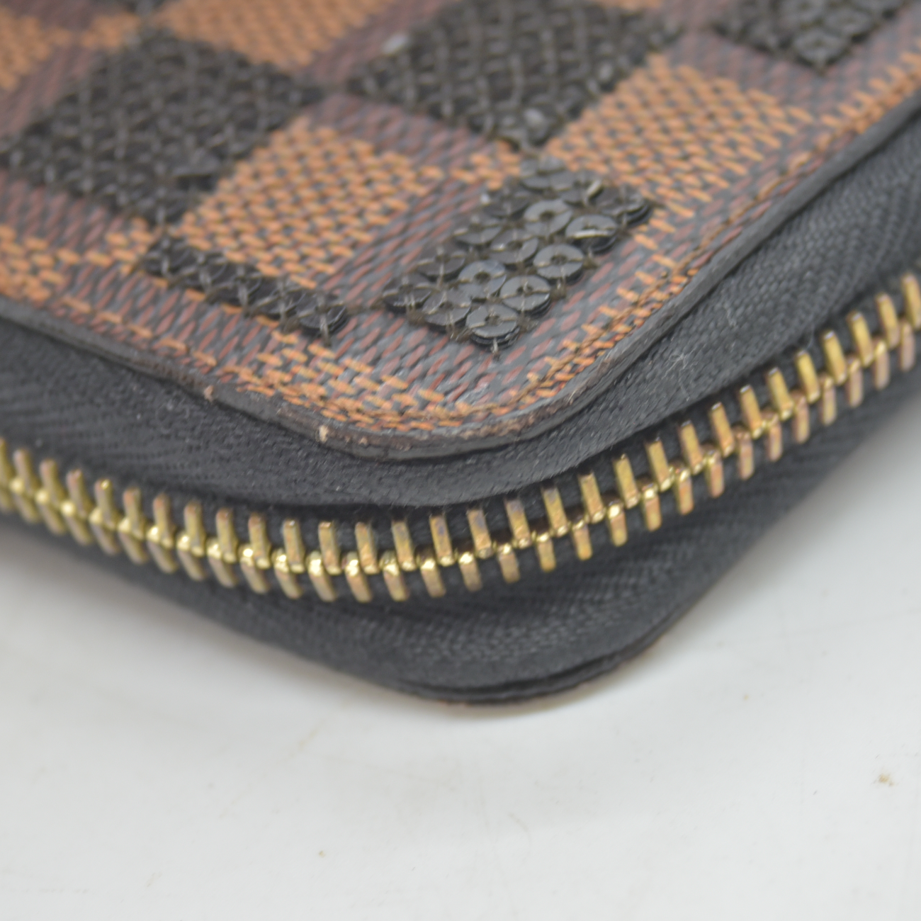2013 LOUIS VUITTON Damie Payette Zippy Wallet Long Wallet Black CA1183