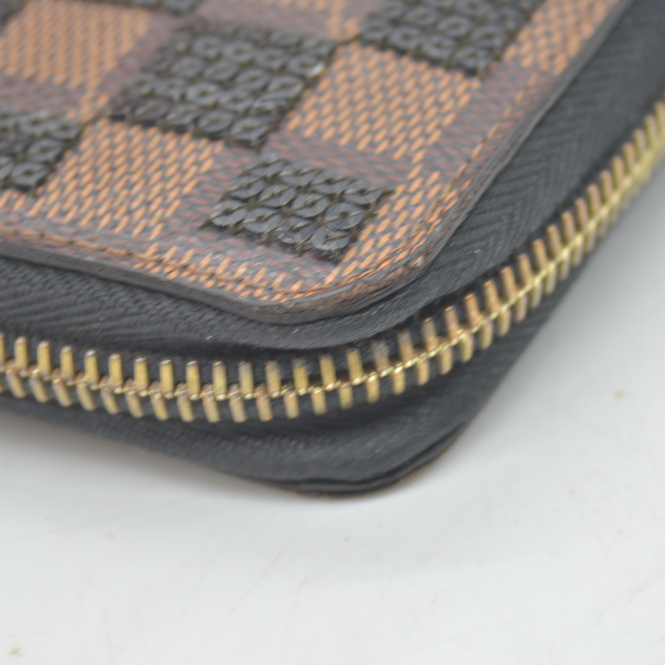 2013 LOUIS VUITTON Damie Payette Zippy Wallet Long Wallet Black CA1183