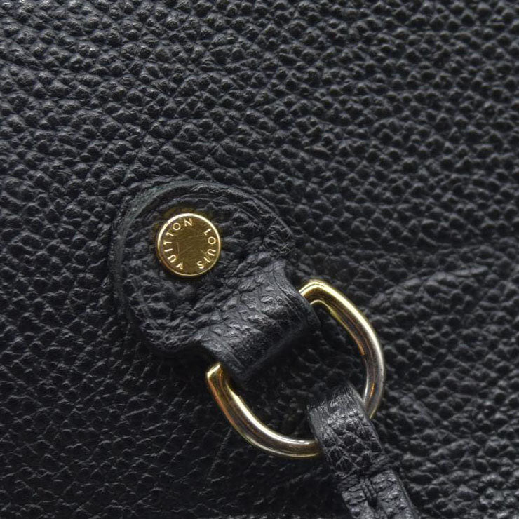 $2940 Louis Vuitton  Empreinte Monogram Giant Neverfull MM Black