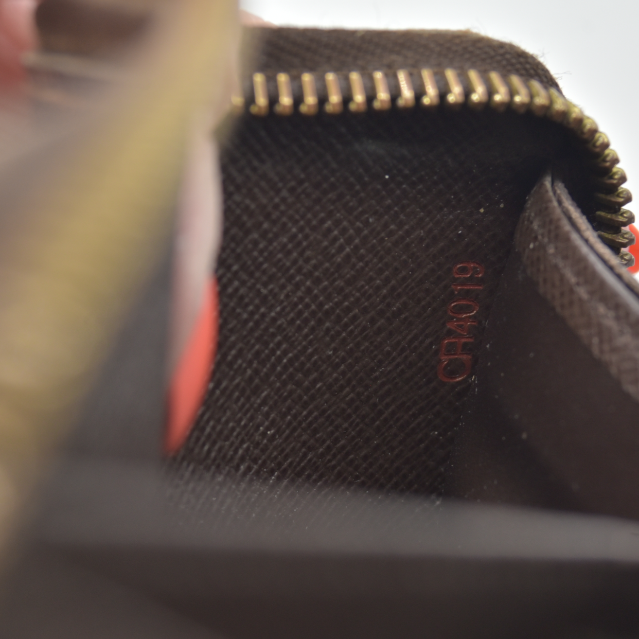 Louis Vuitton Damier Zippy Zip Around Long Wallet Purse Brown CA4019