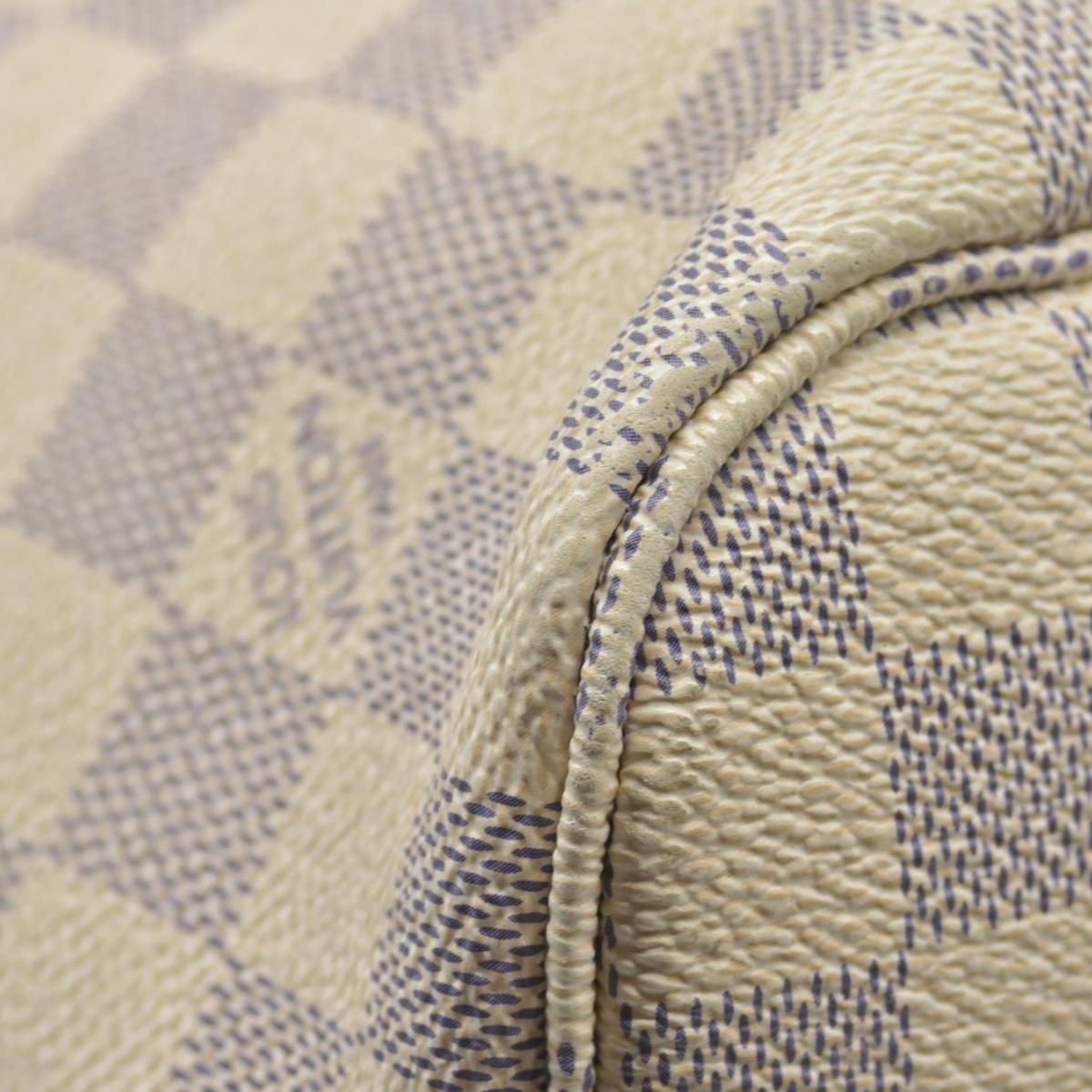 $2170 2019 Louis Vuitton Damier Azur Neverfull MM SD2159