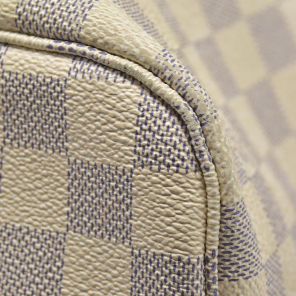$2170 2019 Louis Vuitton Damier Azur Neverfull MM SD2159