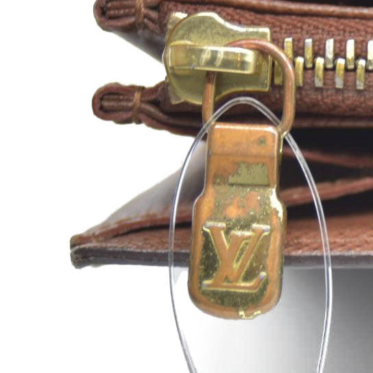 Louis Vuitton Monogram Portefeiulle Sarah Long Bifold Wallet Brown SD2122