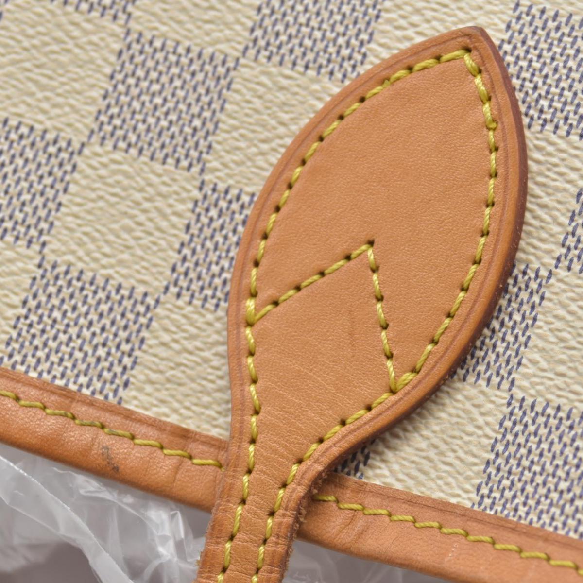 $2170 2019 Louis Vuitton Damier Azur Neverfull MM SD2159