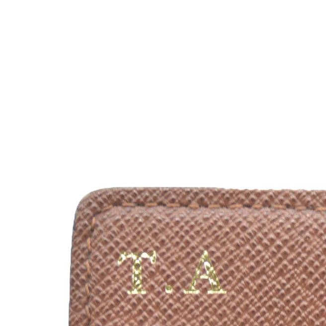 Louis Vuitton Monogram Portefeiulle Sarah Long Bifold Wallet Brown SD2122