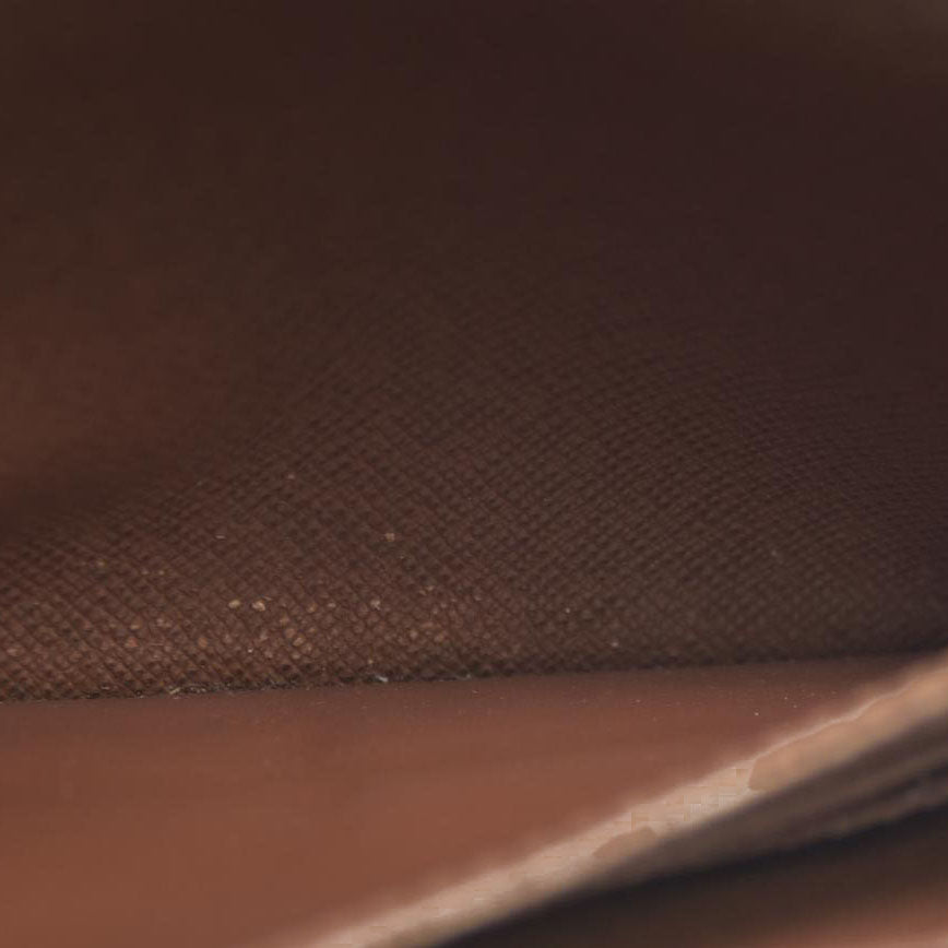 Louis Vuitton Monogram Portefeiulle Sarah Long Bifold Wallet Brown SD2122