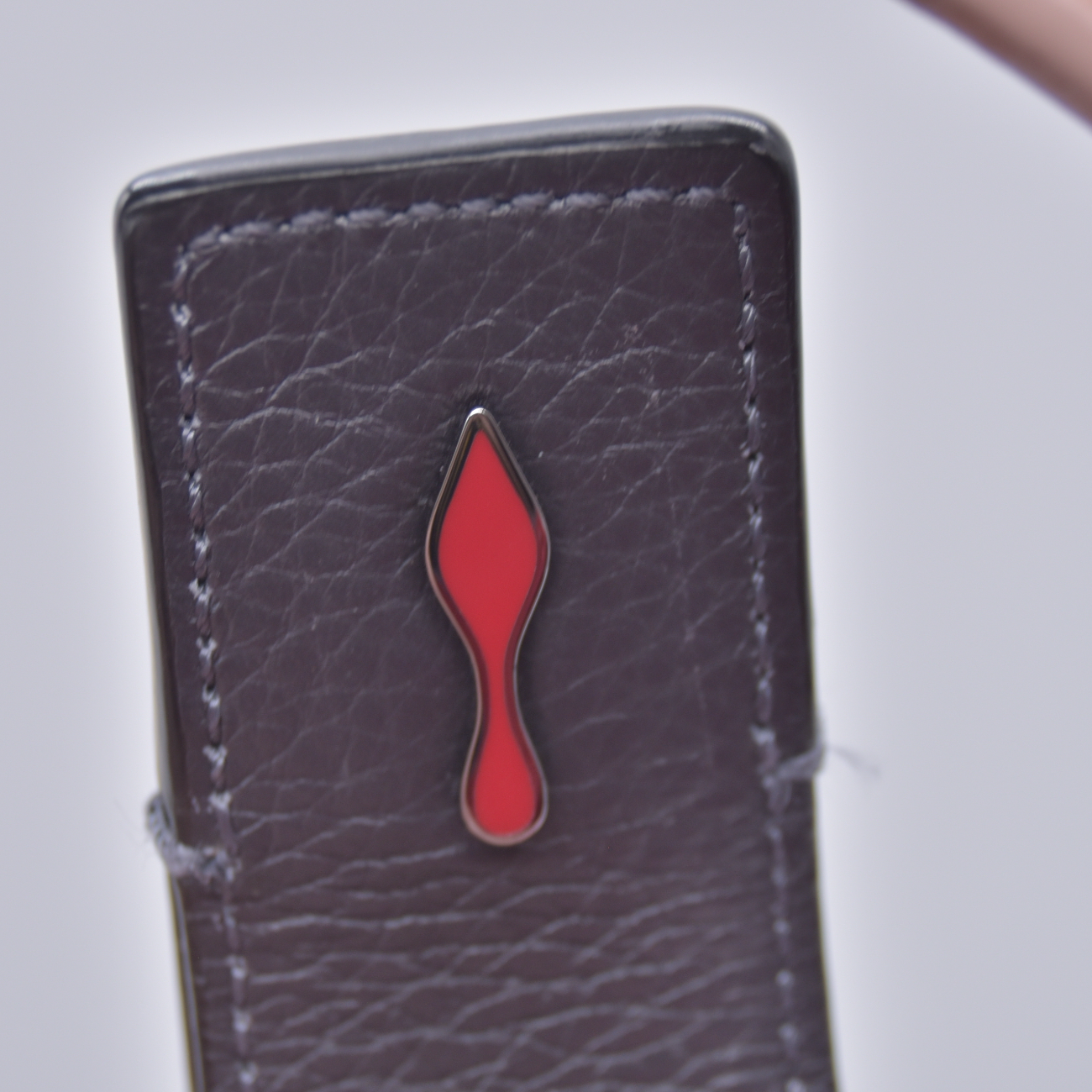 $3000 SPECIAL EDITION Christian Louboutin Felt Paloma Top Handle Bag