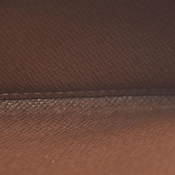 Louis Vuitton Monogram Portefeiulle Sarah Long Bifold Wallet Brown SD2122