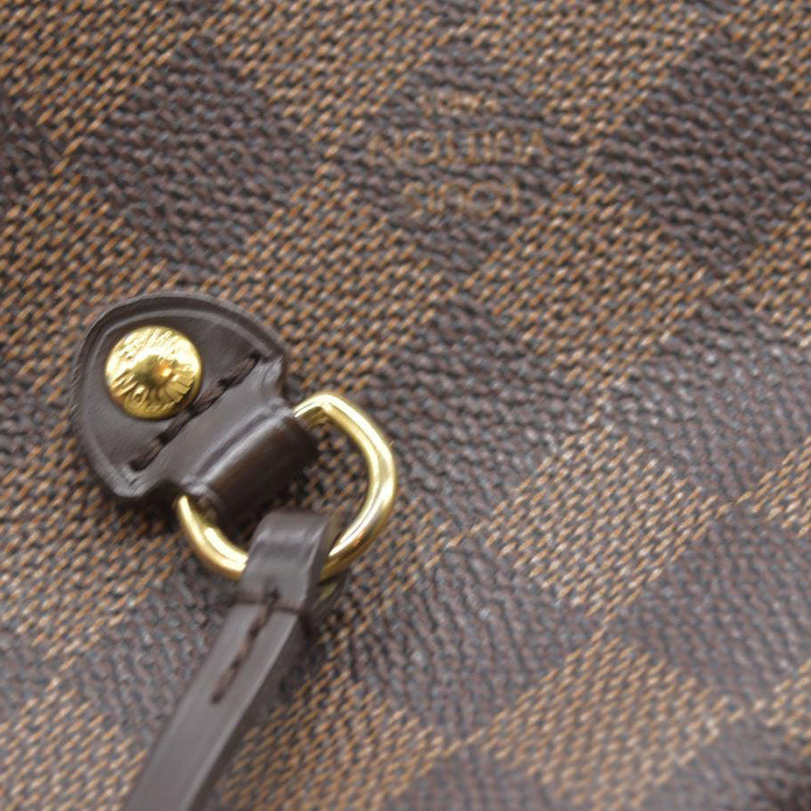 AUCTION $2170 Louis Vuitton  Damier Ebene Neo Neverfull MM SD1039