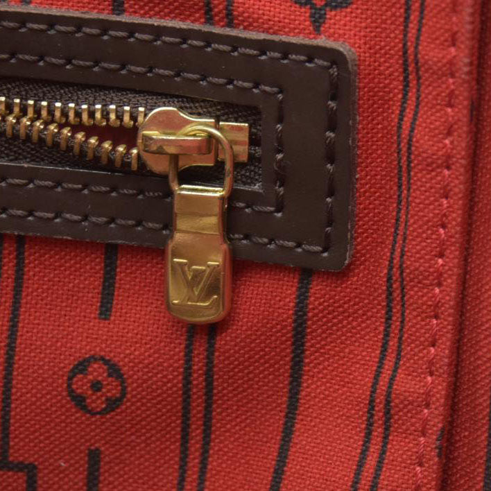 AUCTION $2170 Louis Vuitton  Damier Ebene Neo Neverfull MM SD1039