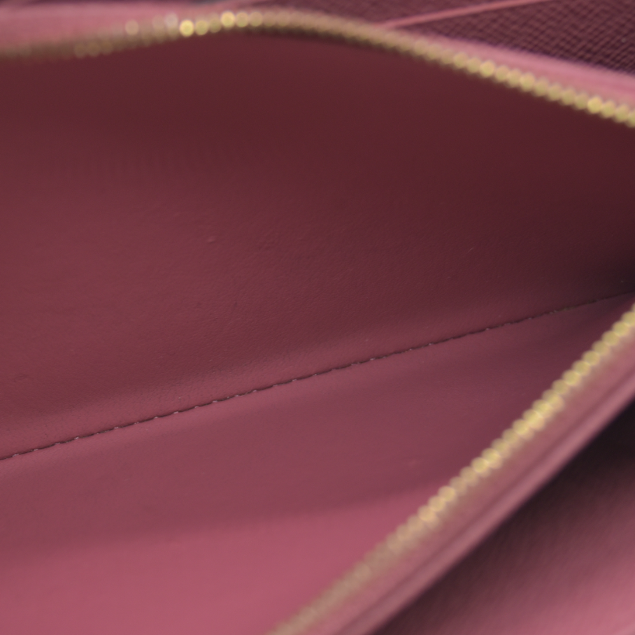 Louis Vuitton Pink Denim Monogram Jacquard Zippy Wallet RFID