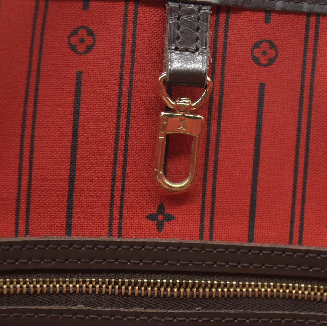 AUCTION $2170 Louis Vuitton  Damier Ebene Neo Neverfull MM SD1039