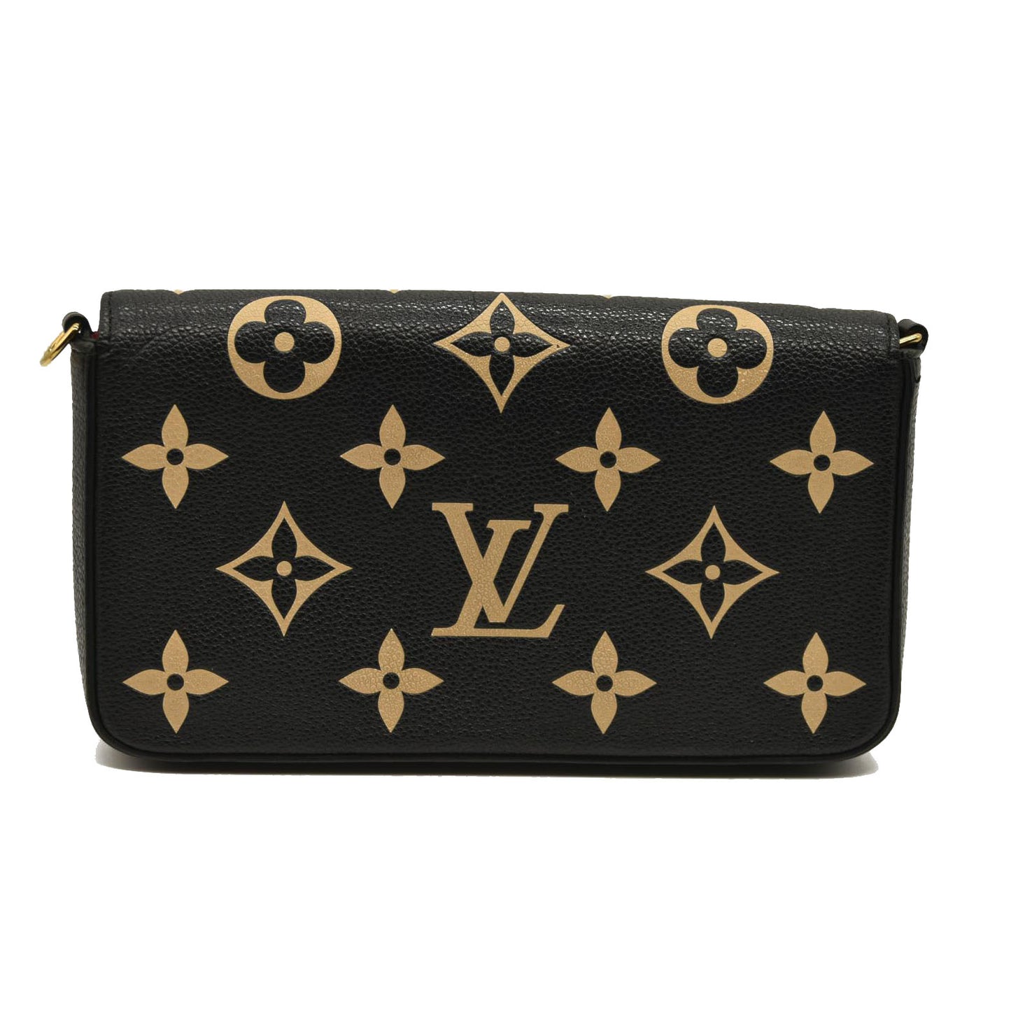 LOUIS VUITTON  Empreinte Monogram Giant Felicie Pochette Black Beige