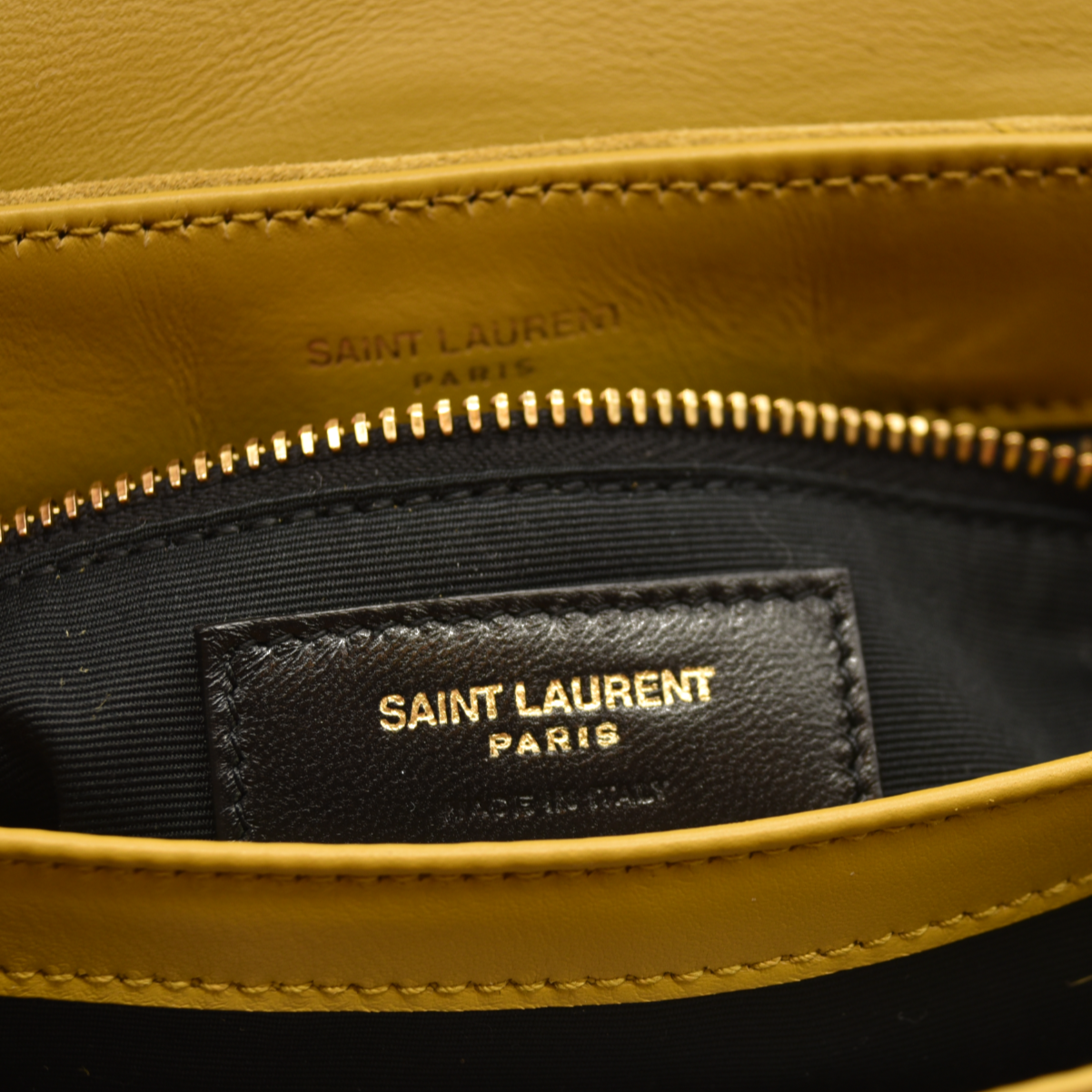 Saint Laurent  Suede Toy Loulou Shoulder Bag Chartreuse