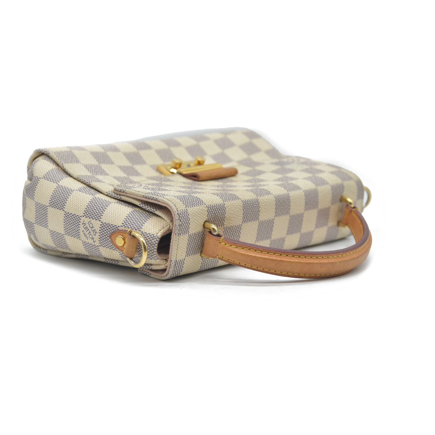 $2000 2017 Louis Vuitton Damier Azur Canvas Croisette Bag SD4127
