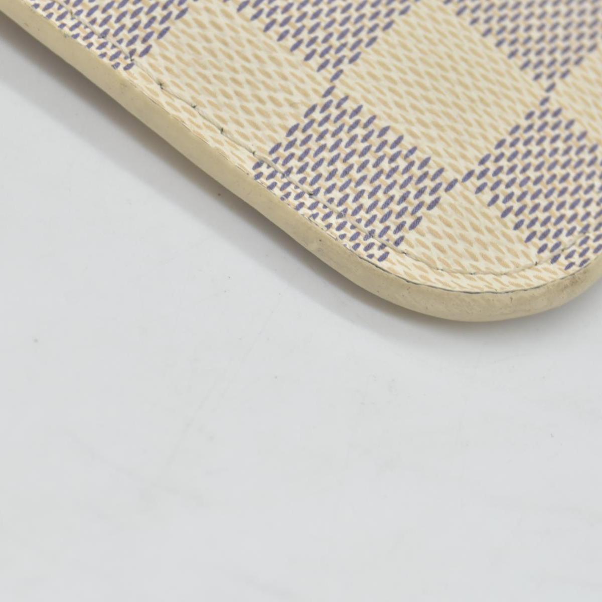 $600 2018 Louis Vuitton Damier Azur Neverfull MM GM Pochette Rose Ballerine SD2158