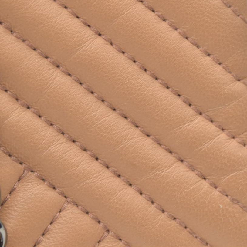 Chanel Lambskin Quilted CC Crossing Shopping Tote Red