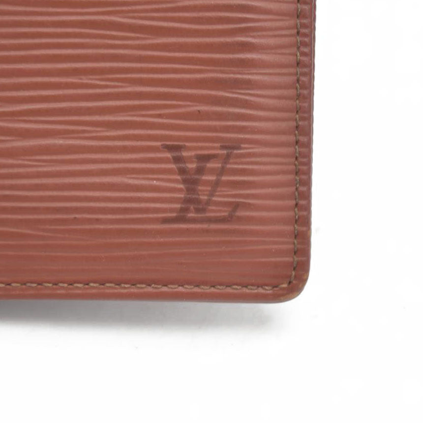 $505 LOUIS VUITTON Epi Organizer de Poche Card Case