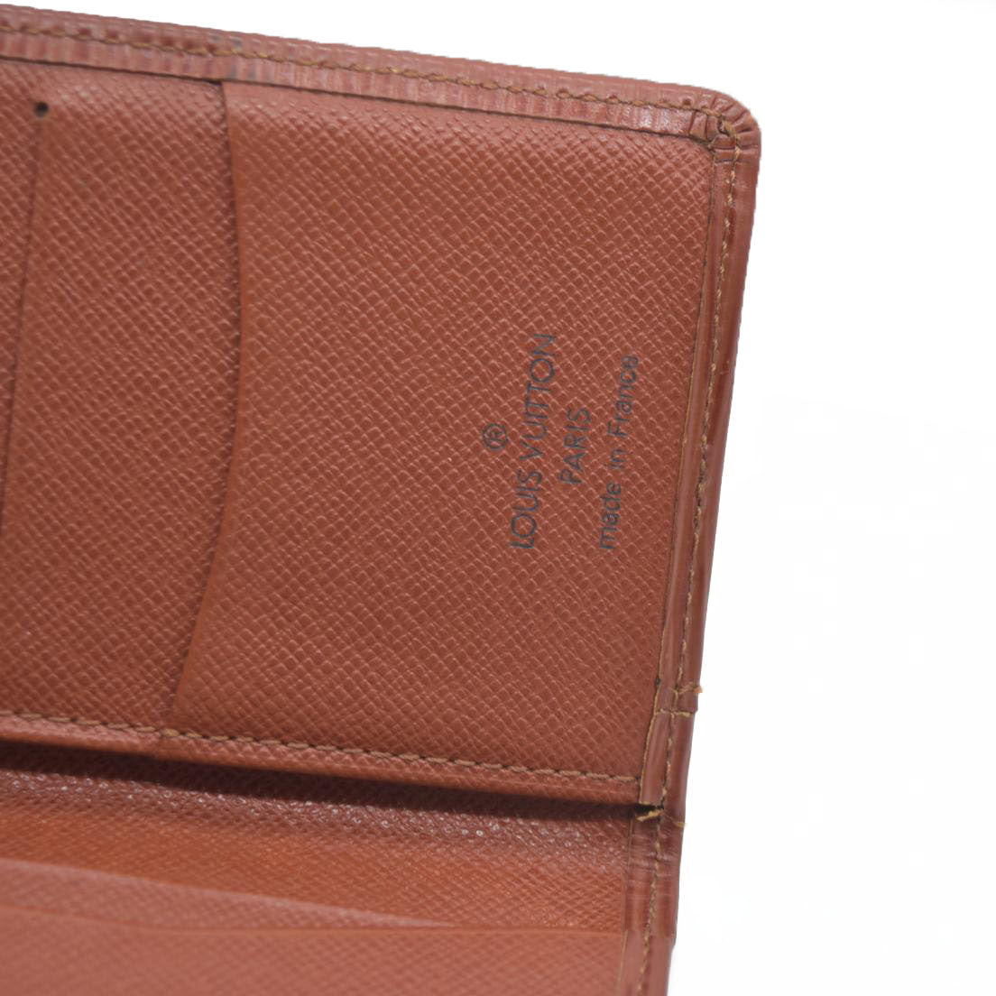 $505 LOUIS VUITTON Epi Organizer de Poche Card Case