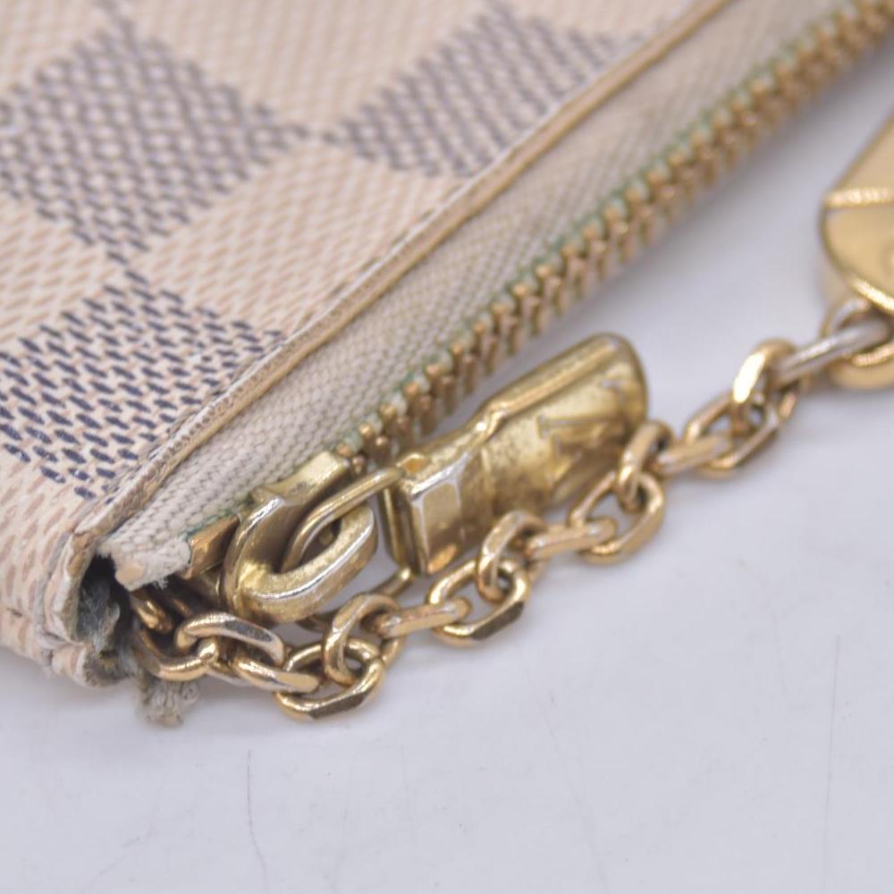 $455 2016 Louis Vuitton Damier Azur Key Pouch