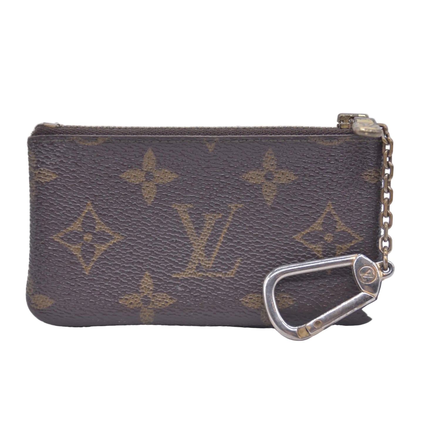 $455 2010 Louis Vuitton Monogram Key Pouch