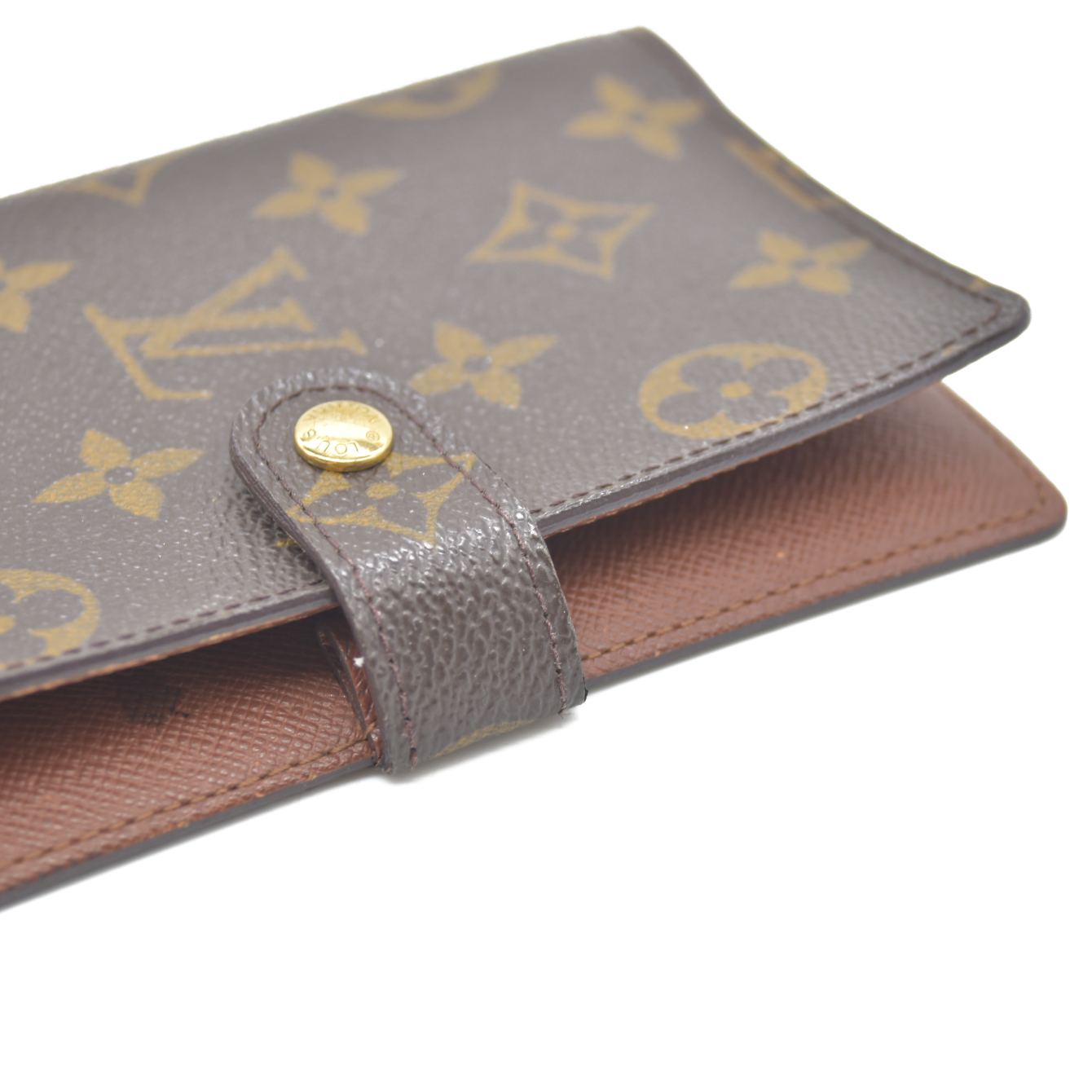 Louis Vuitton Monogram Agenda PM Notebook Cover Brown CA0071