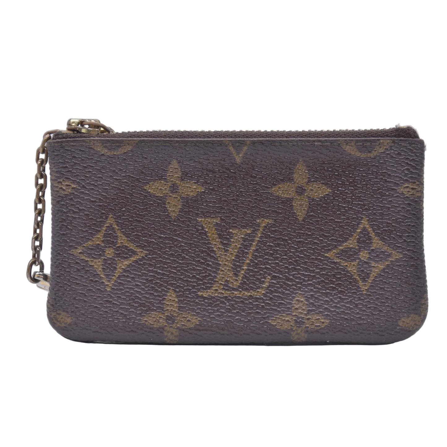 $455 2010 Louis Vuitton Monogram Key Pouch