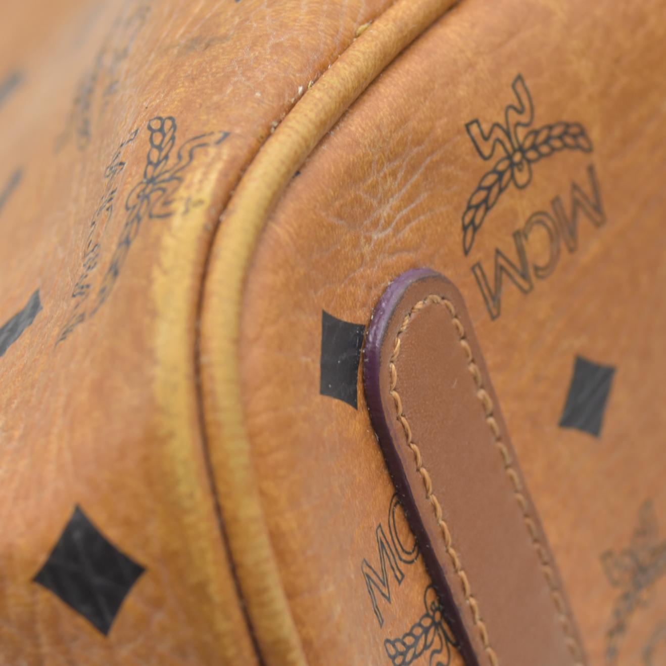 $730 MCM Medium Liz Reversible Tote Cognac