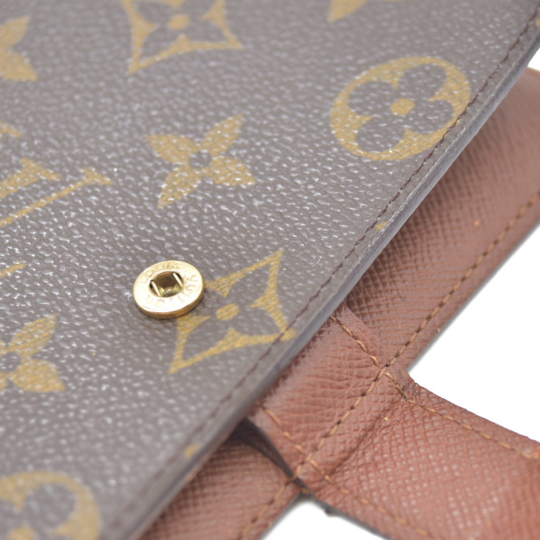 Louis Vuitton Monogram Agenda PM Notebook Cover Brown CA0071