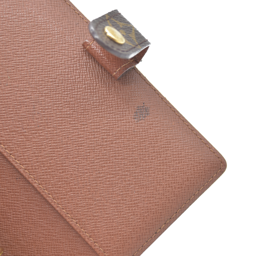 Louis Vuitton Monogram Agenda PM Notebook Cover Brown CA0071