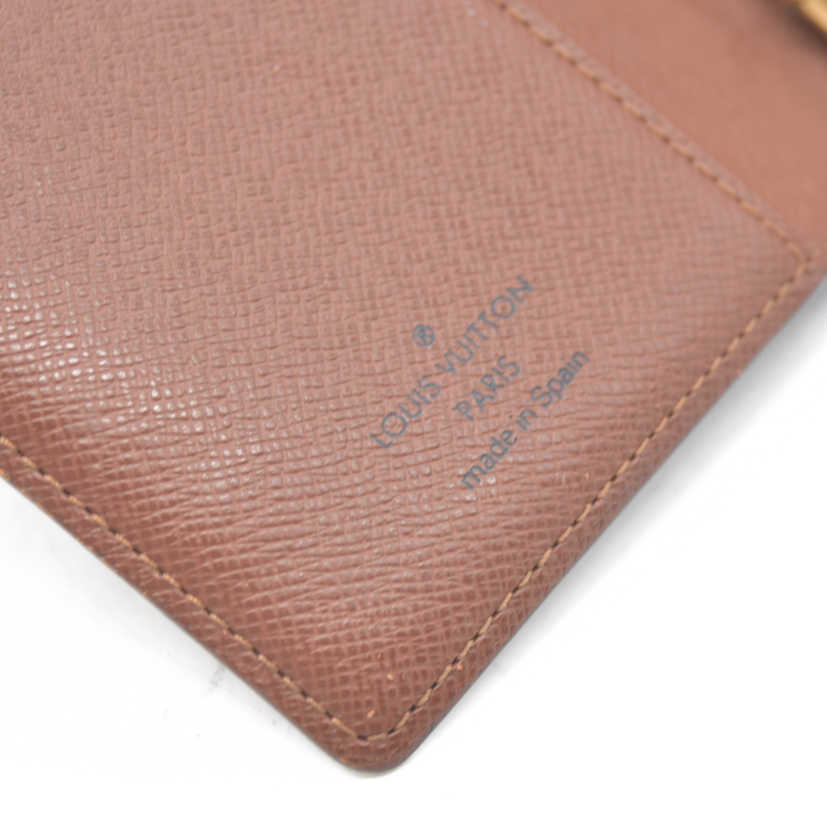 Louis Vuitton Monogram Agenda PM Notebook Cover Brown CA0071