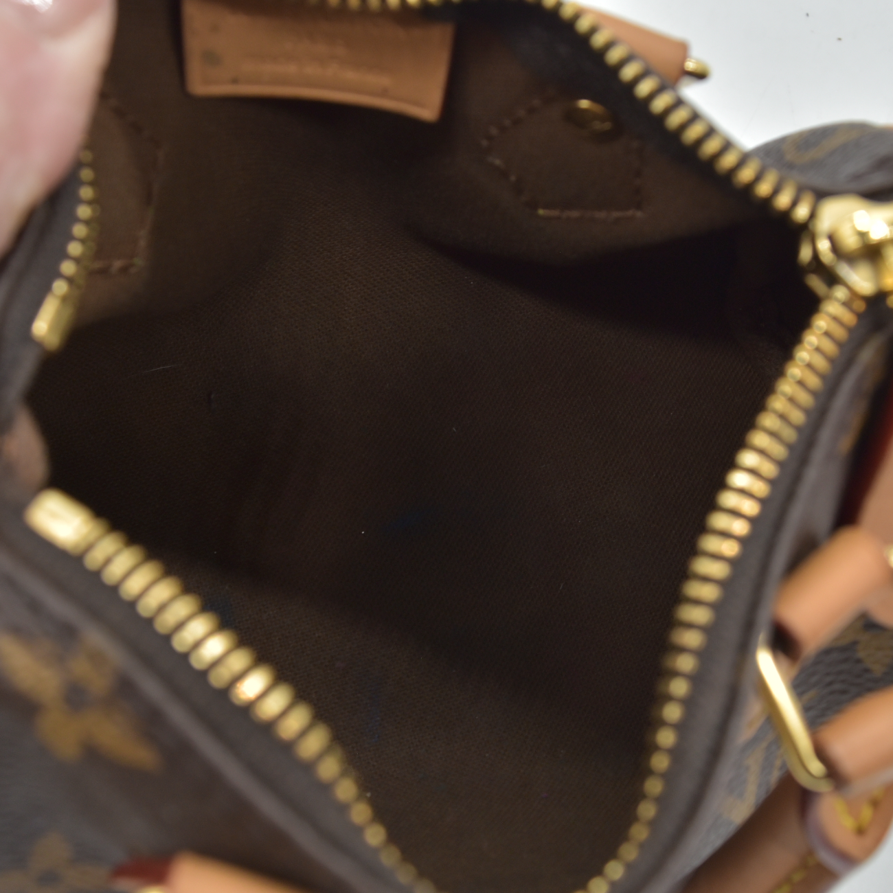 2025 $1920 Louis Vuitton Monogram Nano Speedy Bandouliere LA0285