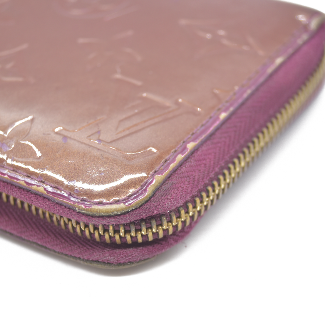 LOUIS VUITTON Monogram Vernis Zippy round zipper Long Wallet CA0098