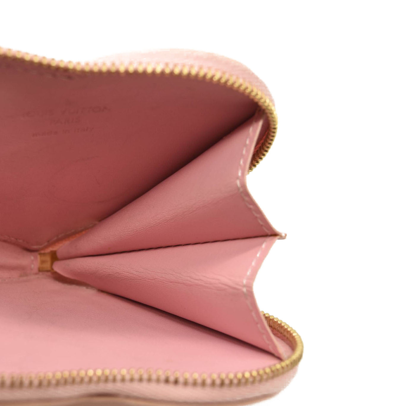 USED $590 Louis Vuitton Baby Pink Monogram Heart Coin Purse