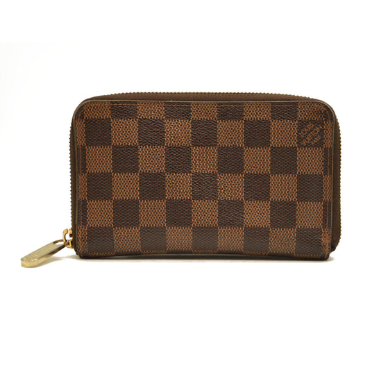 Louis Vuitton  Damier Ebene Zippy Compact Wallet